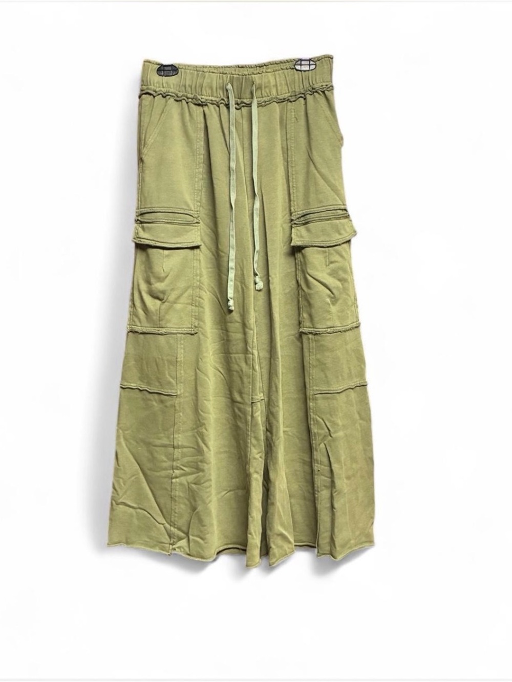 JODIFL Olive Green Knit Top with Label
